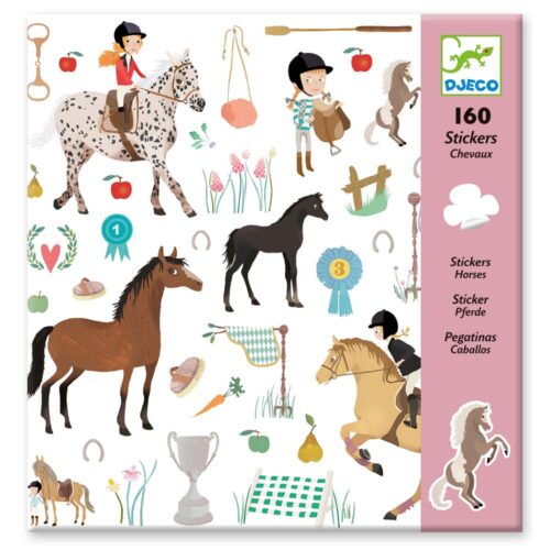 160 stickers chevaux - DJECO
