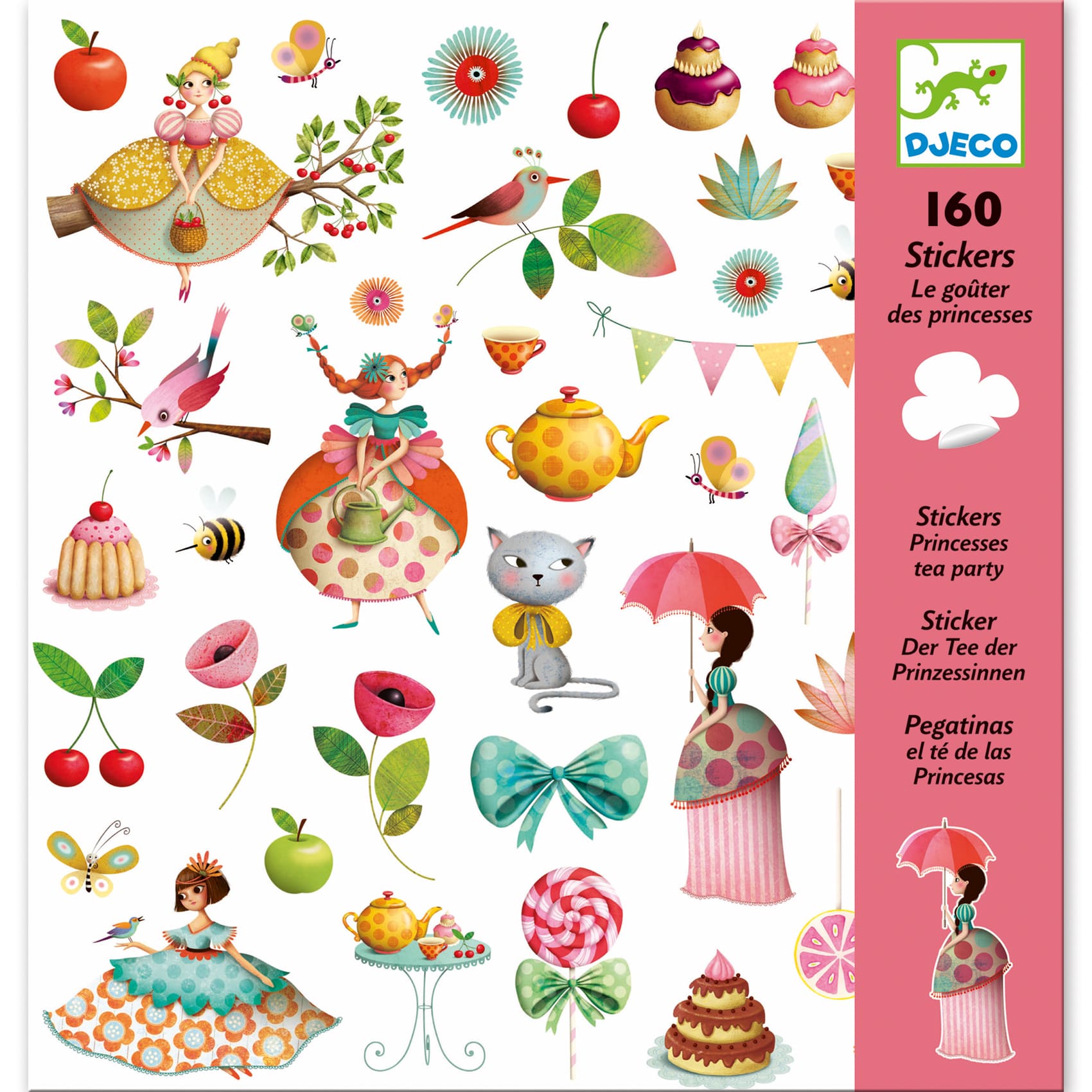 160 stickers le gouter des princesses - DJECO