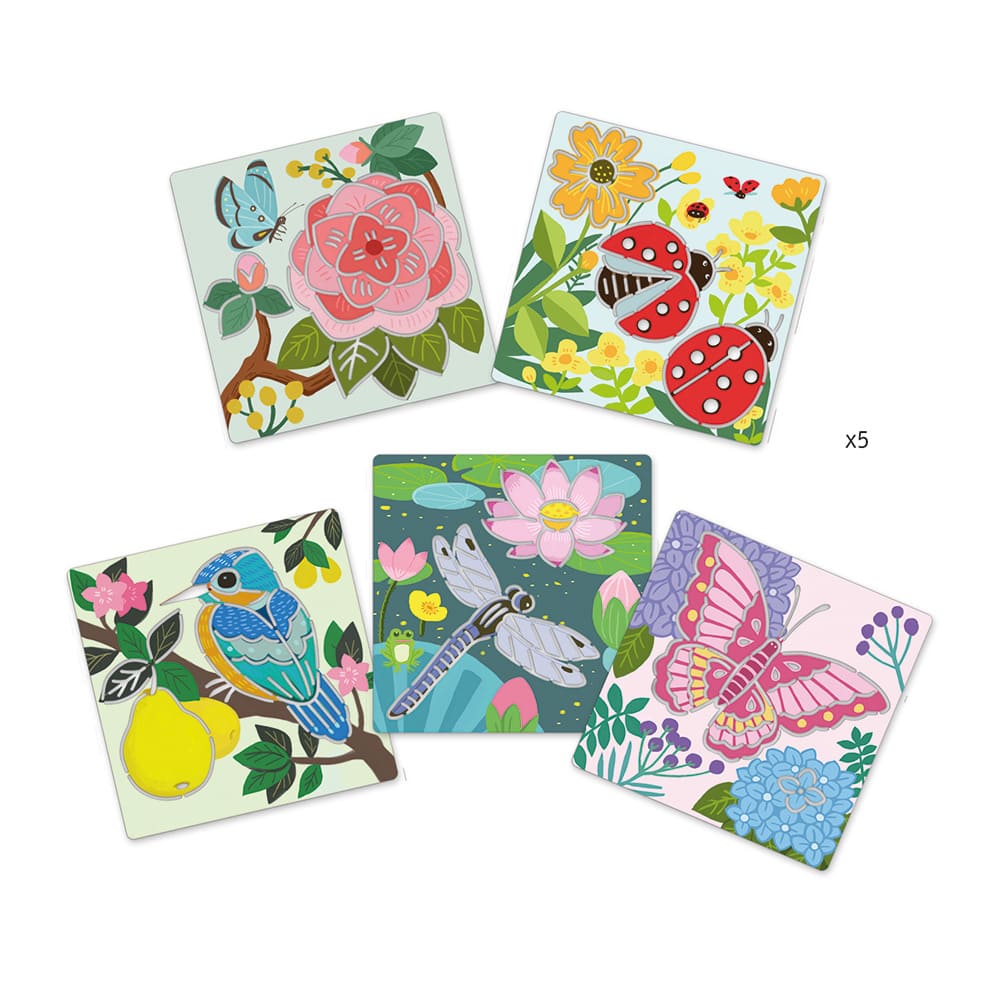5 pochoirs ailes de jardin - DJECO – Image 2