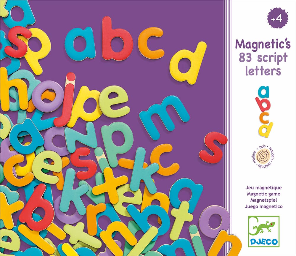 83 lettres magnétiques minuscules - DJECO