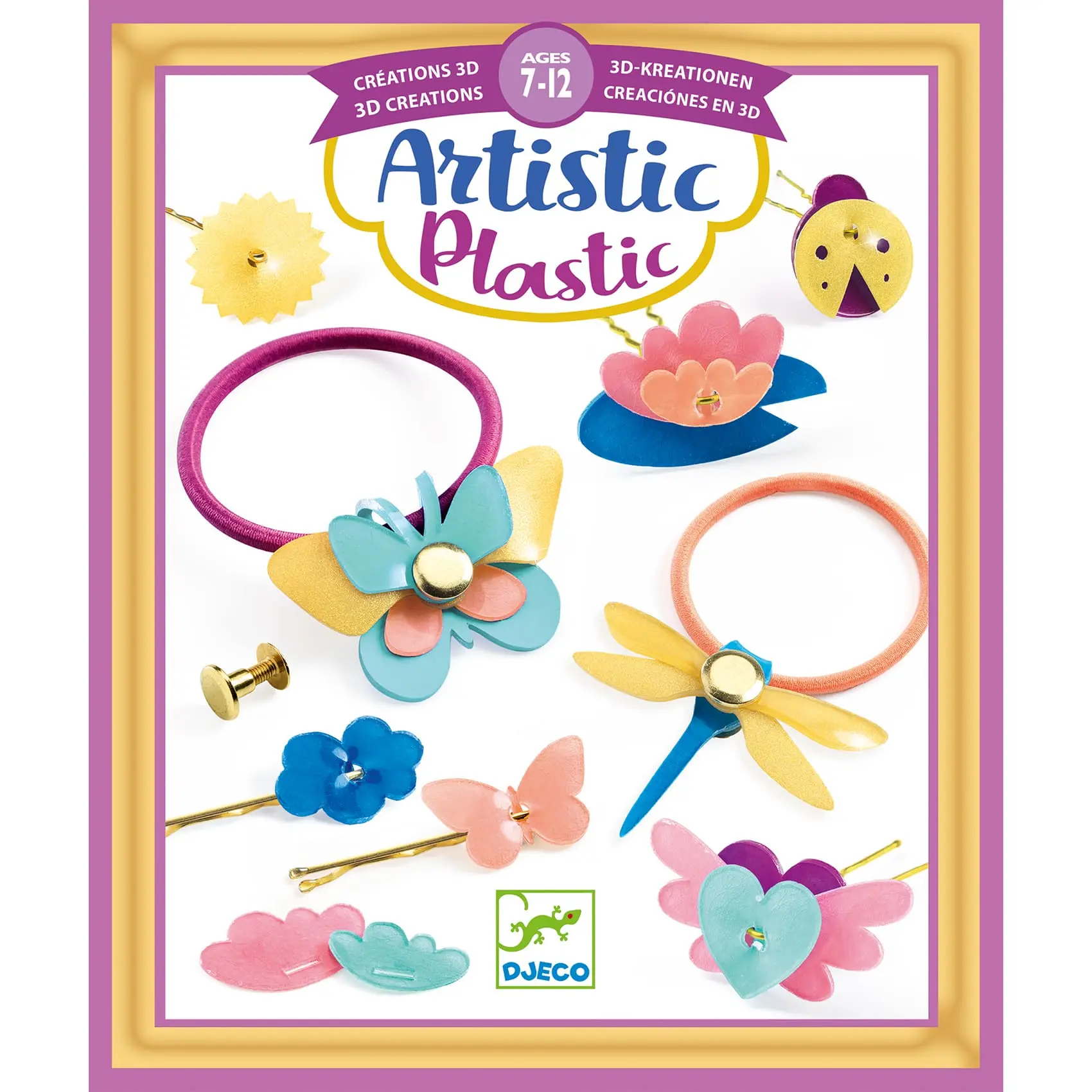 Artistic plastic accessoires de coiffure