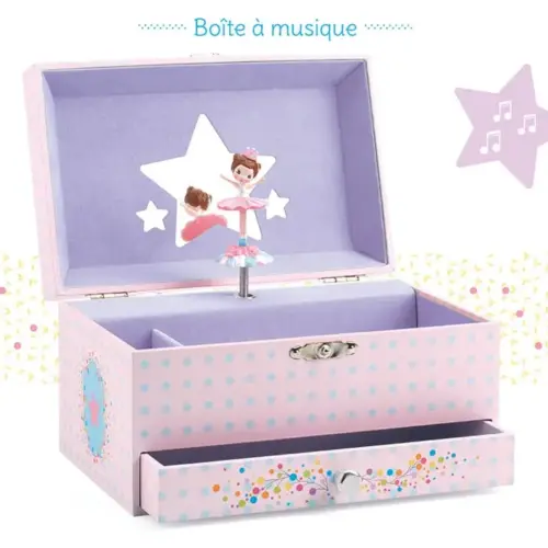 Boite à bijoux musicale mélodie de la ballerine