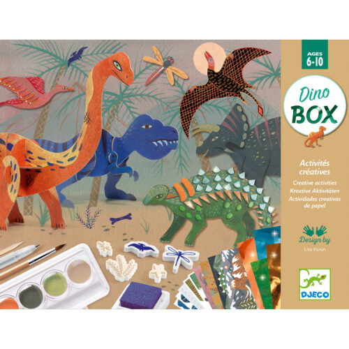 Coffret cr&eacute;atif dino box - DJECO