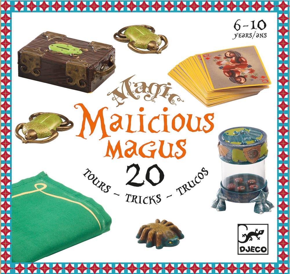 Coffret de magie malicious magus 20 tours - DJECO