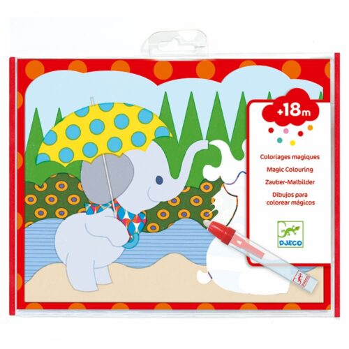 Coloriages magiques cache dehors - DJECO