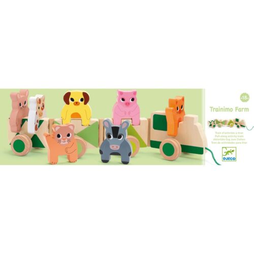 Jouet à tirer trainimo farm - DJECO