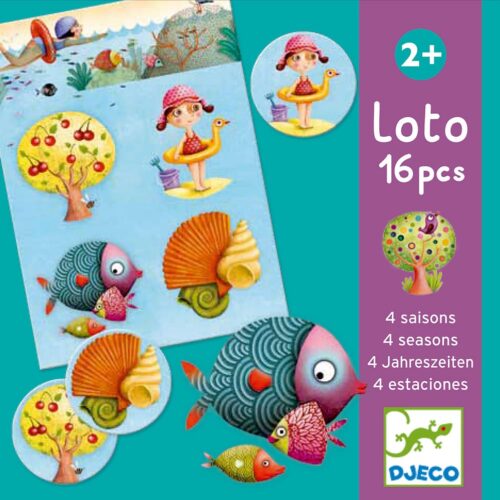 Loto 16 pièces 4 saisons - DJECO
