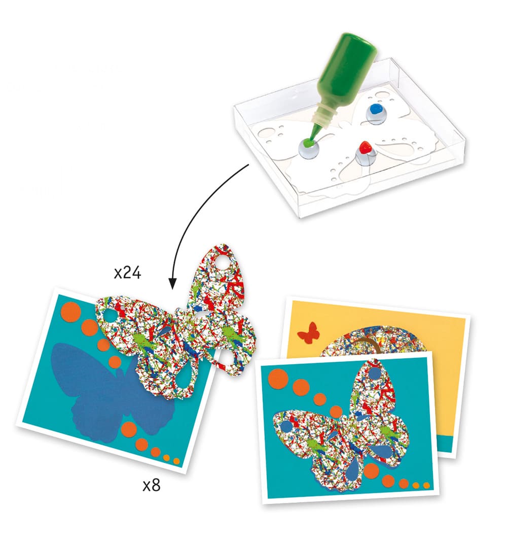 Peindre avec des billes defilé multicolore - DJECO – Image 2