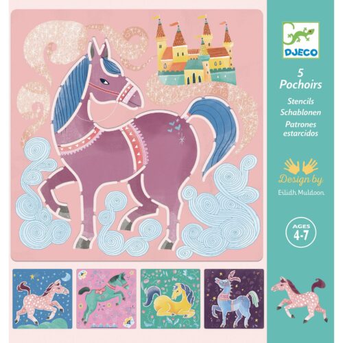 Pochoirs chevaux - DJECO