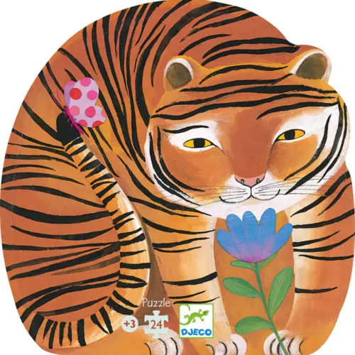 Puzzle 24 pièces la balade du tigre