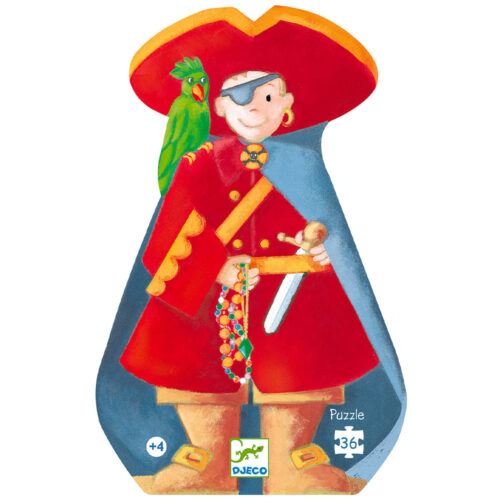 Puzzle 36 pièces le pirate et son tresor - DJECO