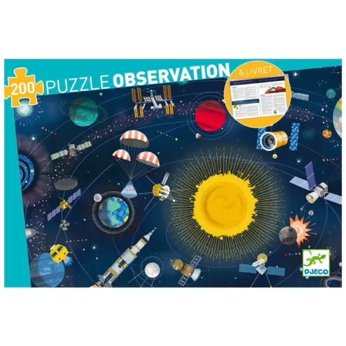 Puzzle d'observation 200 pièces l'espace