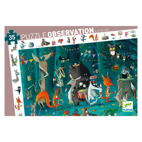 Puzzle d'observation 35 pièces l'orchestre - DJECO