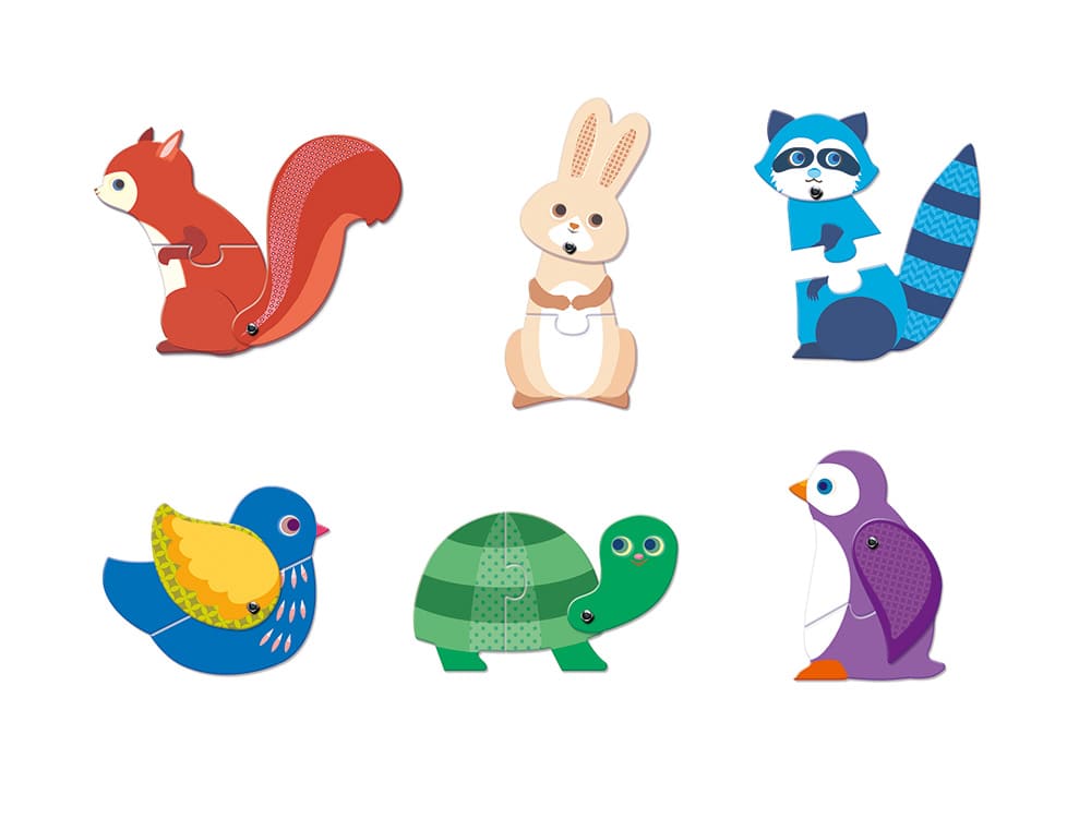 Puzzle duo articulo animaux - DJECO – Image 2