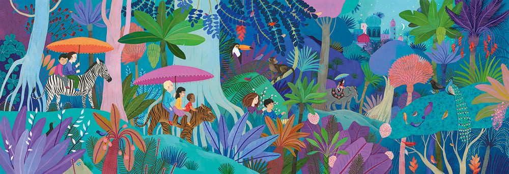 Puzzle gallery 200 pièces children's walk - DJECO – Image 2