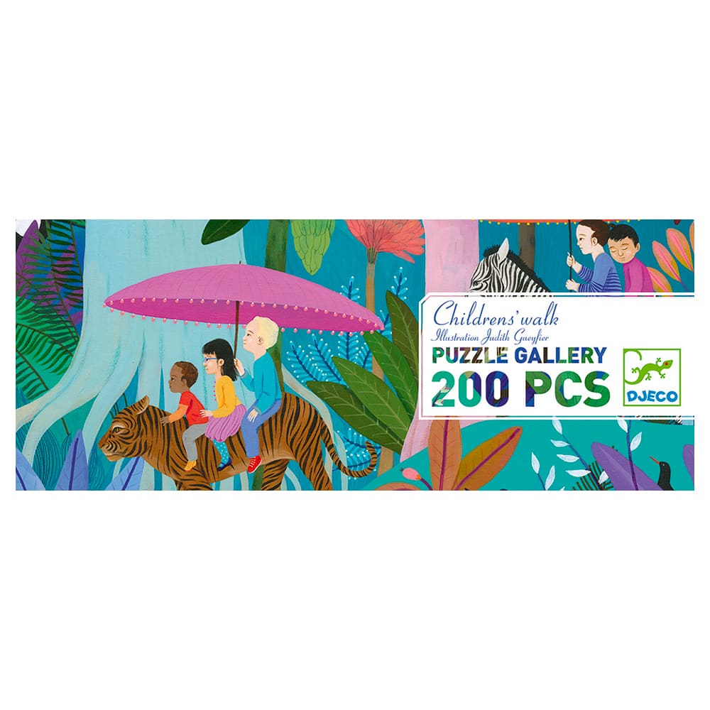 Puzzle gallery 200 pièces children's walk - DJECO