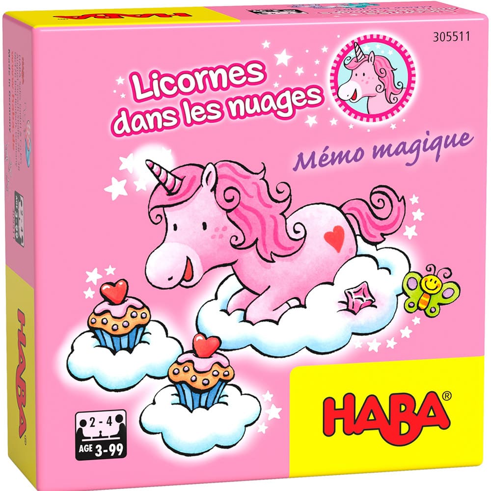 Licornes dans les nuages mémo magique - HABA