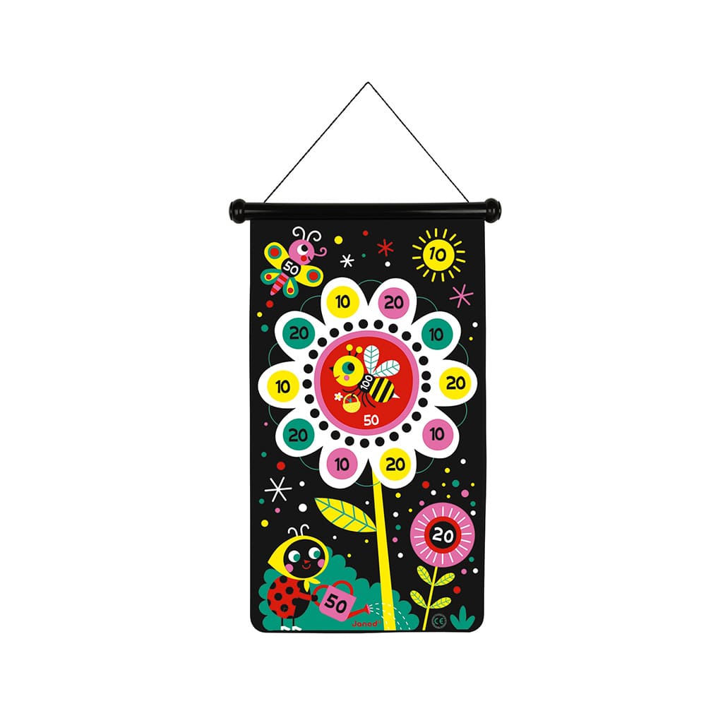 Jeu de fléchettes magnétiques fleurs - JANOD