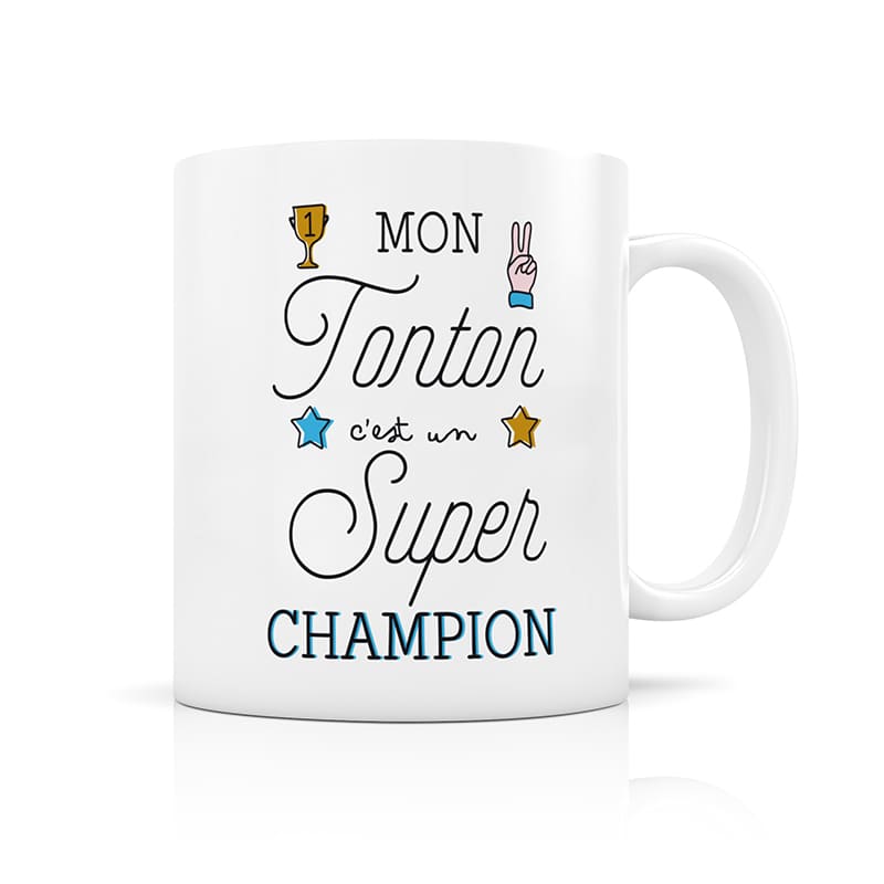 Mug tonton super champion - LABEL TOUR