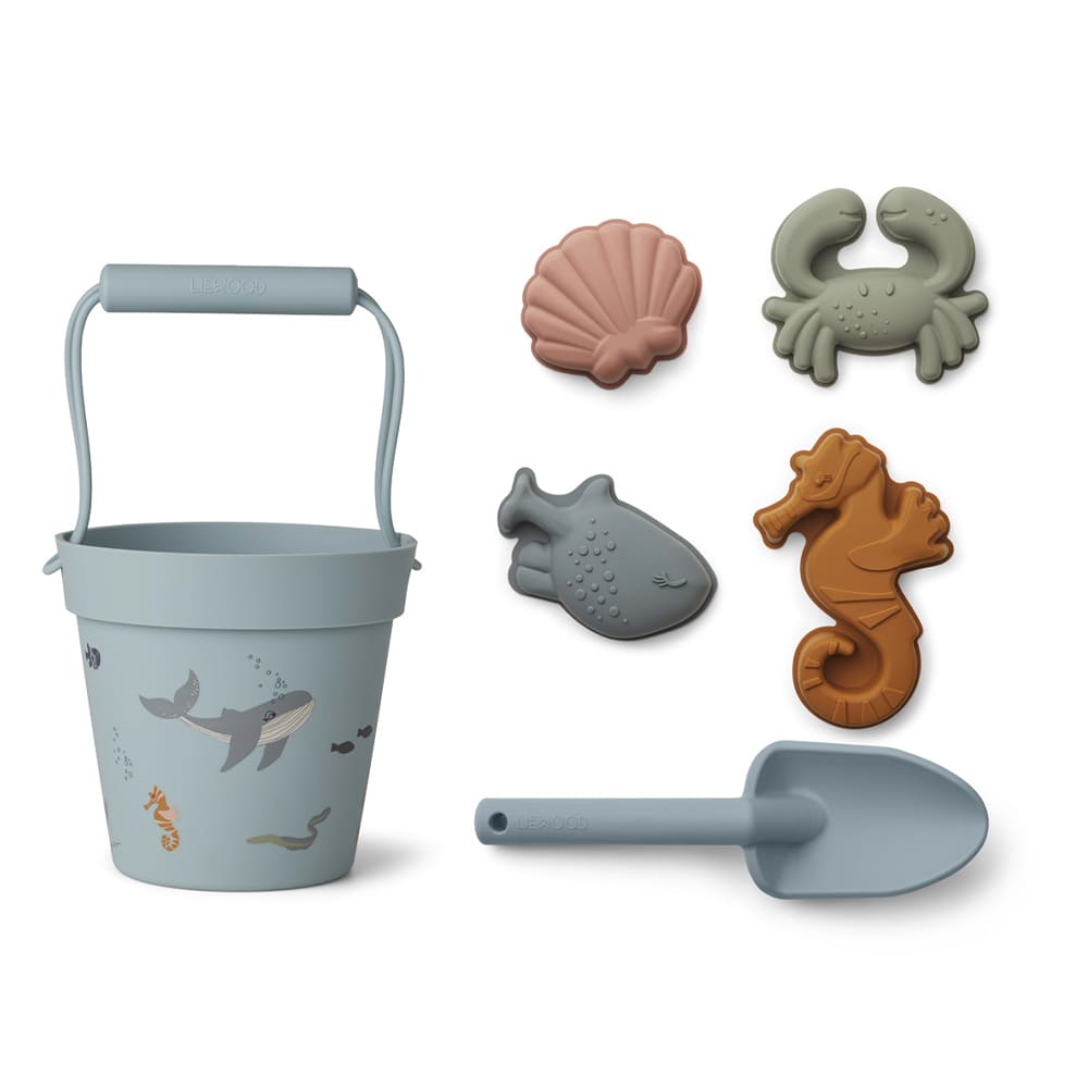 Set de plage sea creature sea blue multi mix - LIEWOOD