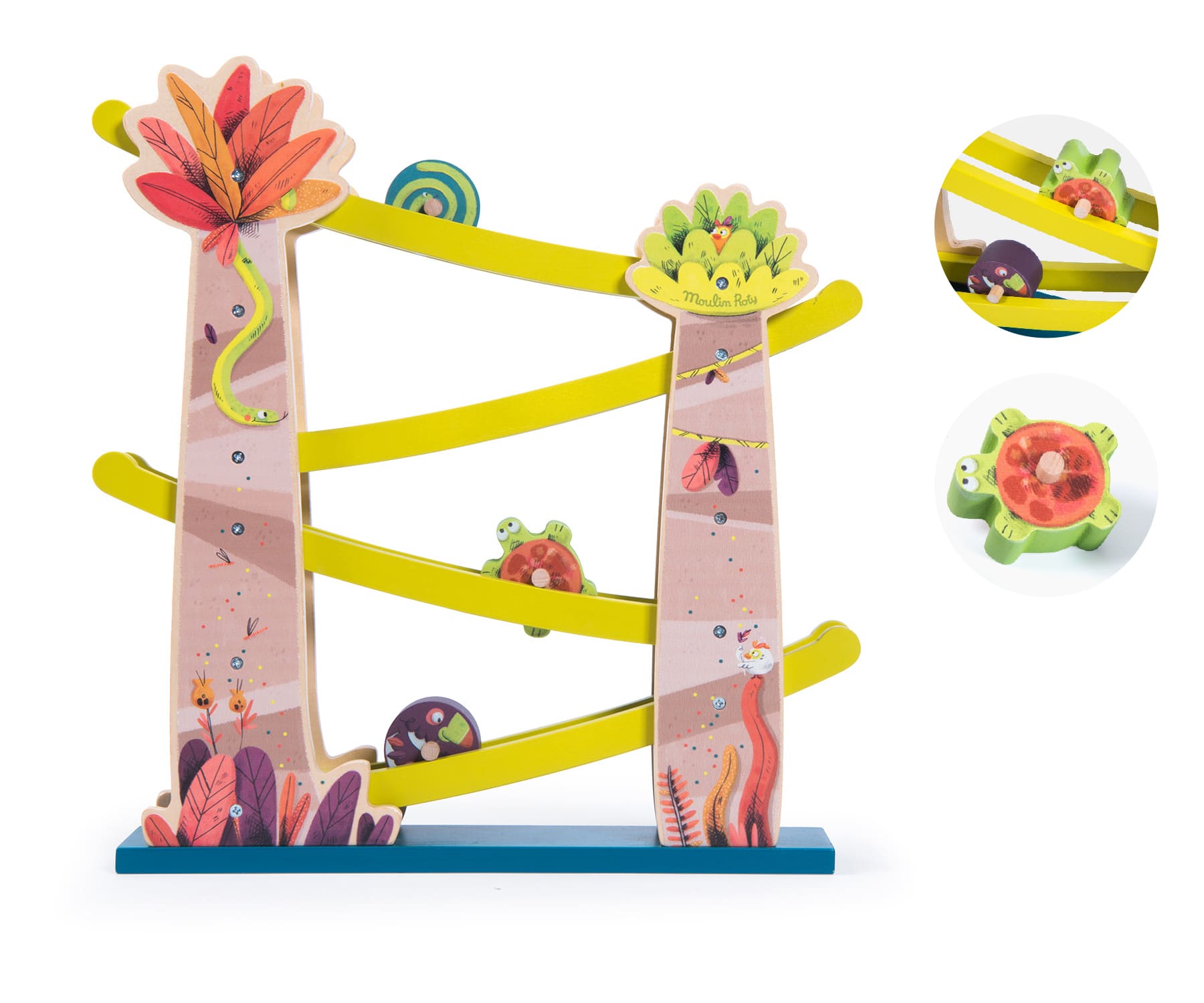 Cascade de toupies - Dans la jungle - MOULIN ROTY - Peekaboo