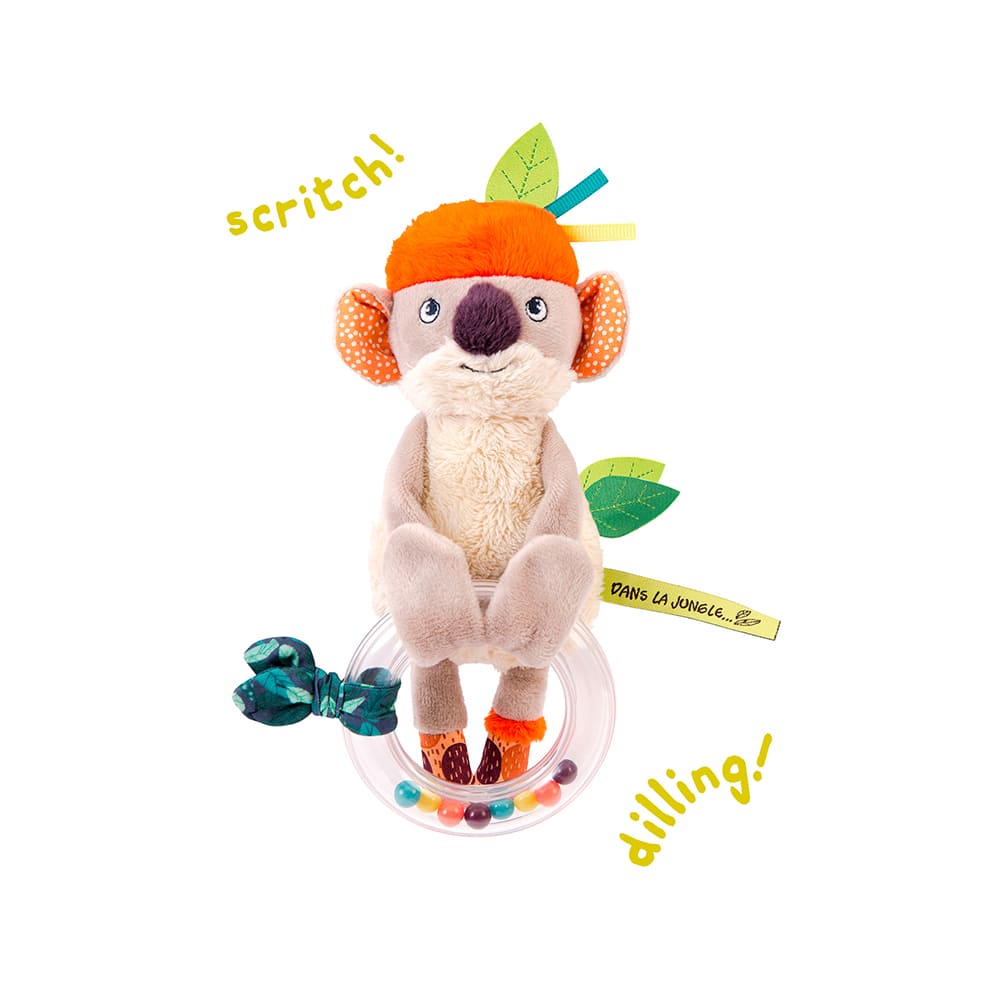 Hochet anneau billes koala Koco - Dans la jungle - MOULIN ROTY