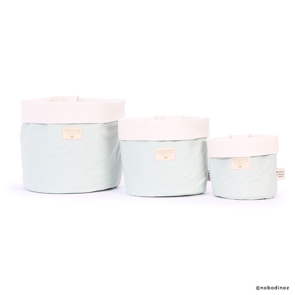 Corbeille petit modèle bubble aqua - NOBODINOZ