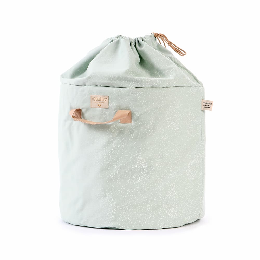 Sac à jouets petit modèle 50x35 bubble aqua - NOBODINOZ