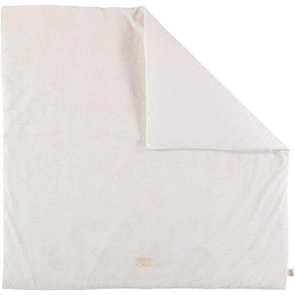 Tapis carré 100x100 bubble white - NOBODINOZ