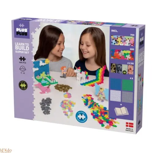 Kit découverte méga 1200 pièces pastel