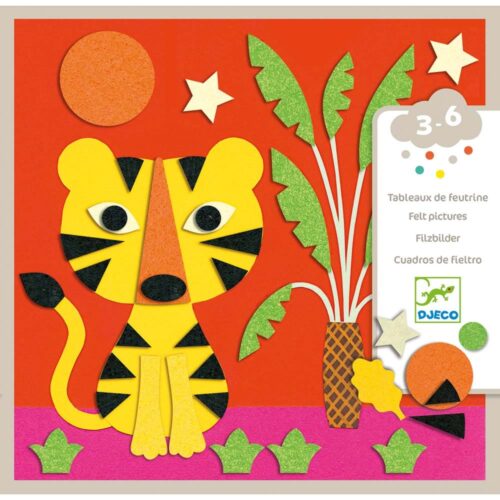 Tableaux de feutrine douce nature - DJECO