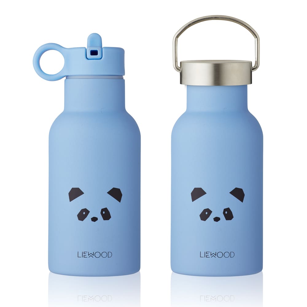 Gourde thermique en acier inoxydable 350ml panda sky blue - LIEWOOD