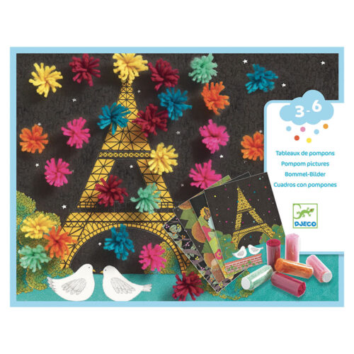 Tableau de pompons explosion de pompons - DJECO