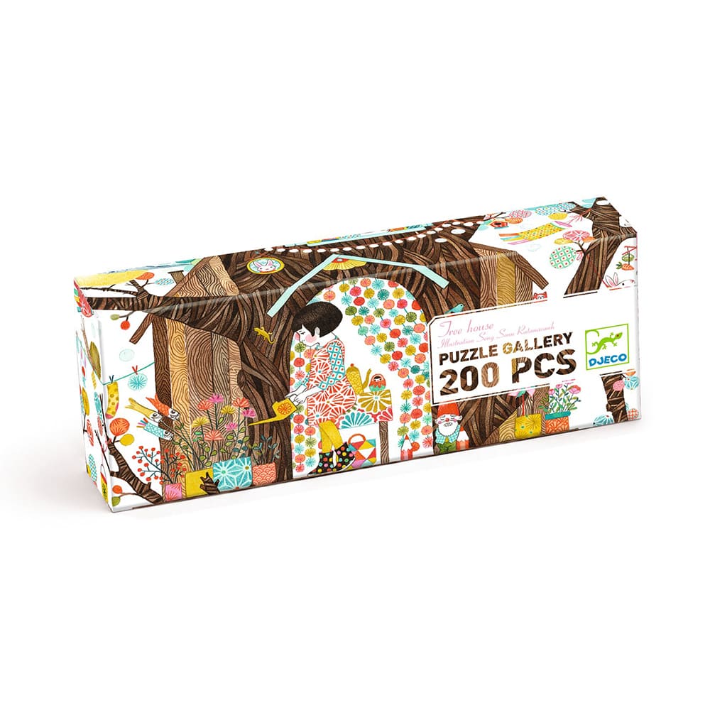 Puzzle gallery 200 pièces tree house - DJECO