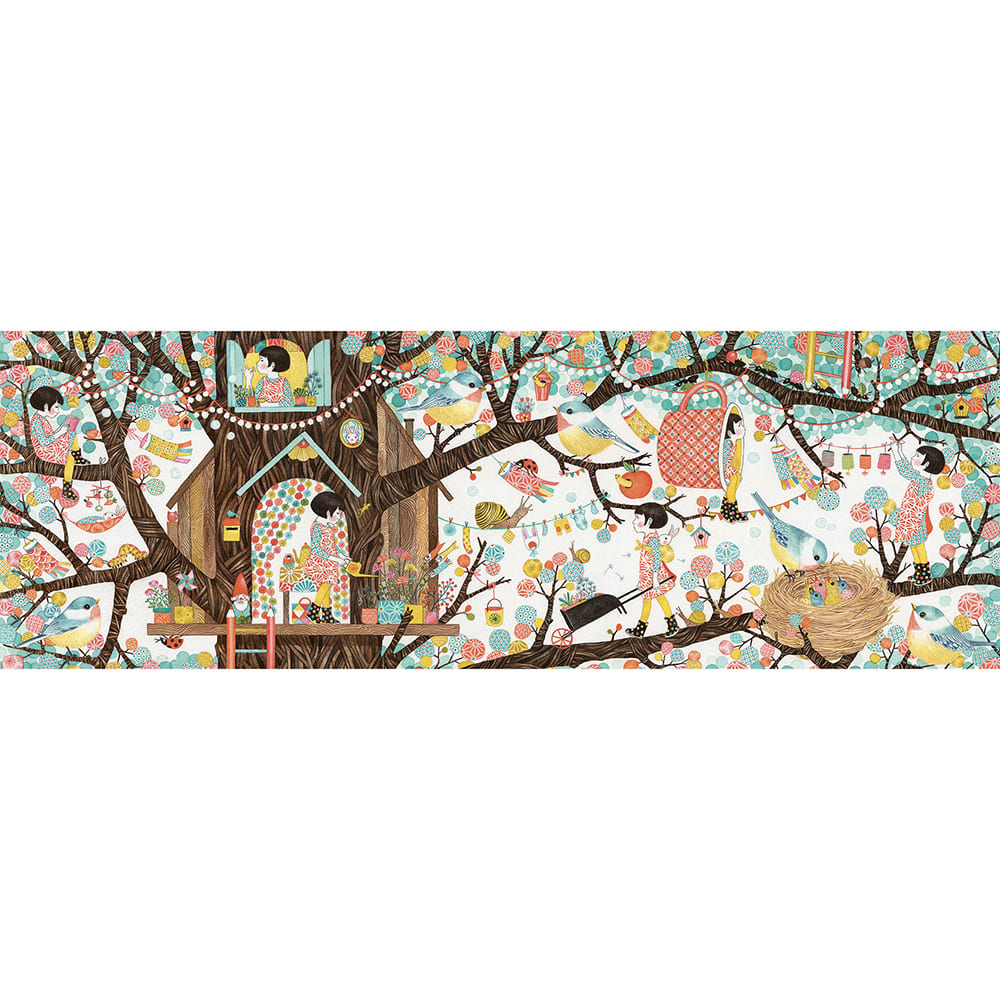 Puzzle gallery 200 pièces tree house - DJECO – Image 2