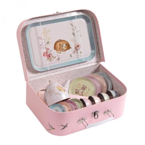 Valise dinette th&eacute; - Les Rosalies - MOULIN ROTY