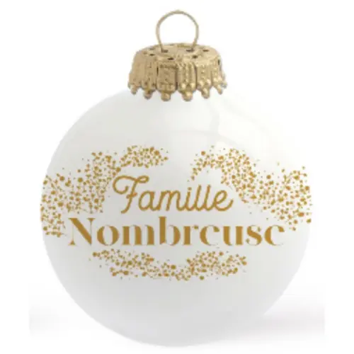 Boule de Noël - Famille nombreuse
