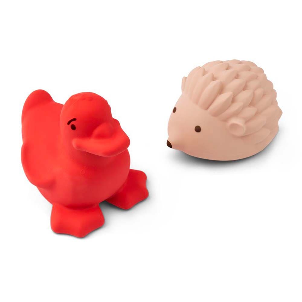 Set de 2 jouets pour le bain Henrik apple red rose mix - LIEWOOD