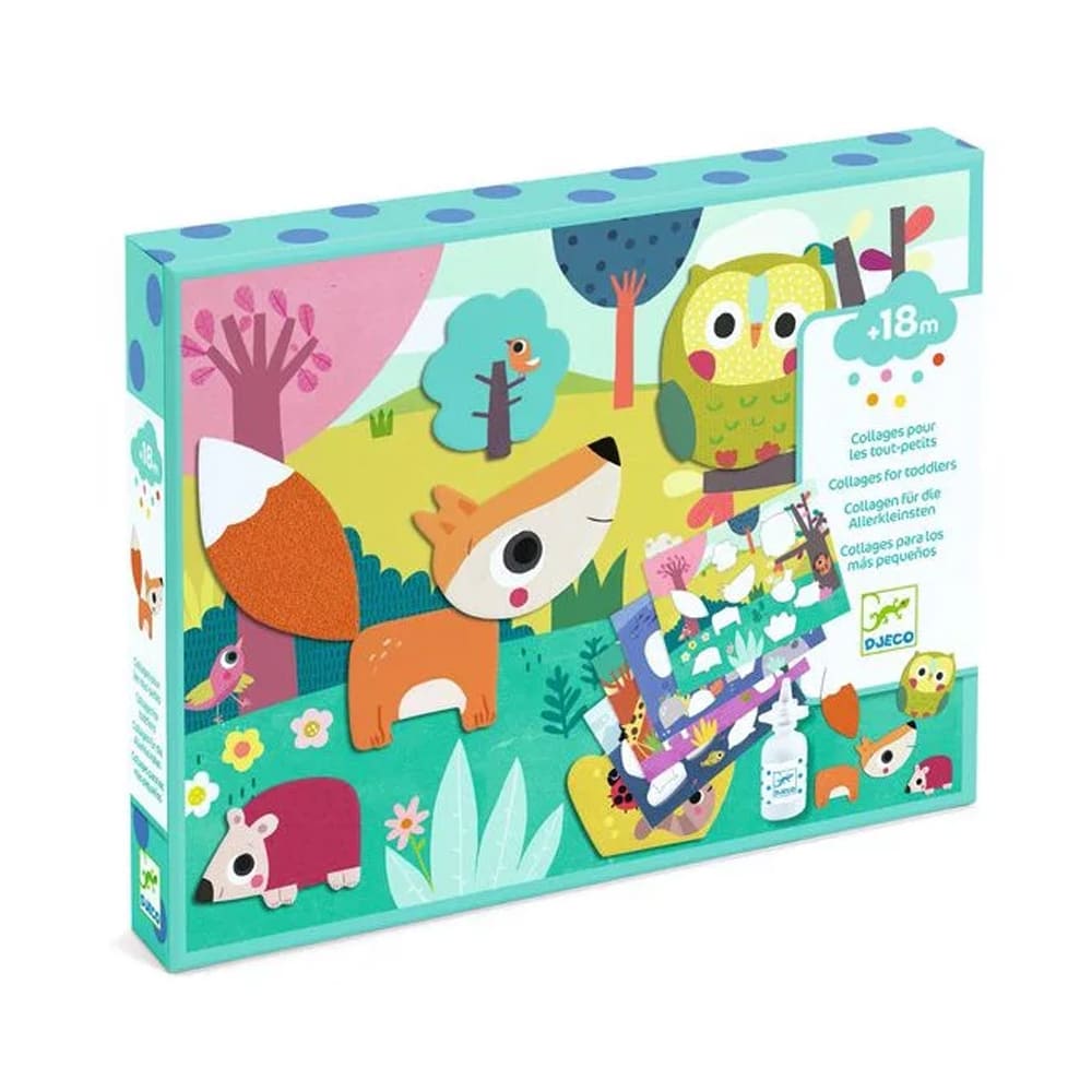 Collages pour les tout-petits premiers collages - DJECO