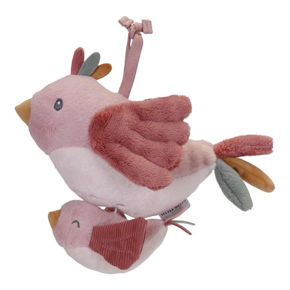 Peluche musicale oiseaux Flowers & Butterflies - LITTLE DUTCH