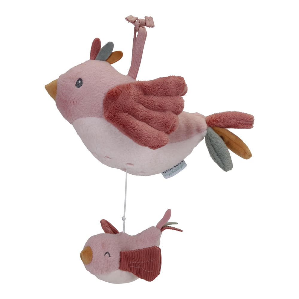 Peluche musicale oiseaux Flowers & Butterflies - LITTLE DUTCH – Image 2
