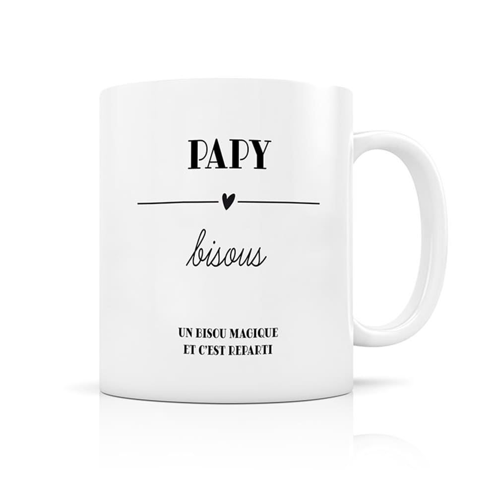 Mug Papy bisous - LABEL TOUR