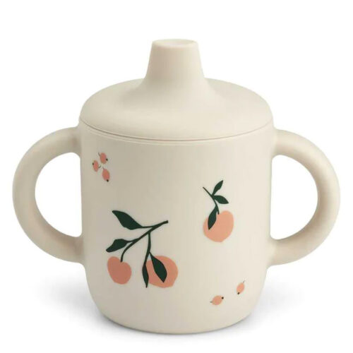 Tasse à bec silicone Peach Sea - LIEWOOD