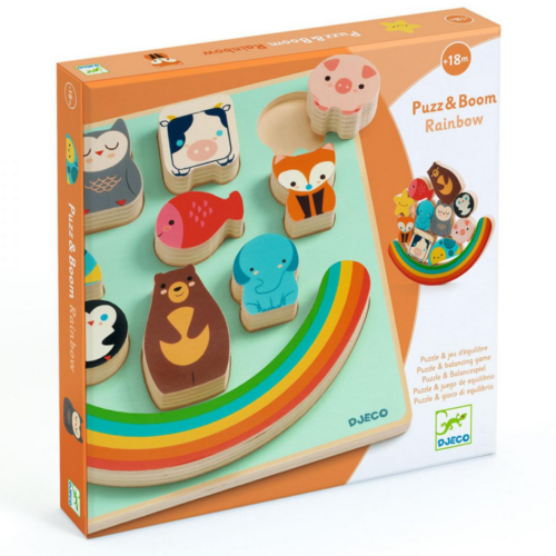 PUZZLE PUZZ & BOOM RAINBOW - DJECO