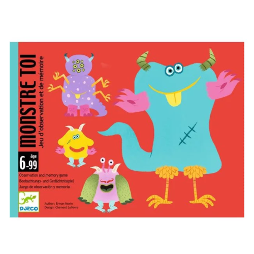 JEU MONSTRE TOI - DJECO