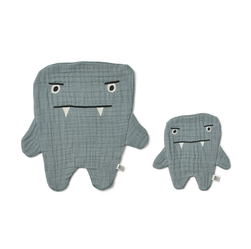 LOT DE 2 DOUDOU MONSTRE JANAI BLUE MIX - LIEWOOD