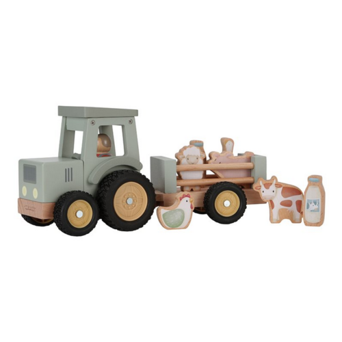 TRACTEUR AVEC REMORQUE FERME - LITTLE DUTCH
