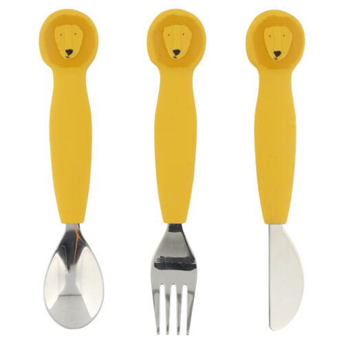 Couverts 3 pcs en Silicone Mr Lion - TRIXIE