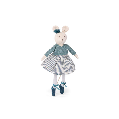 Poup&eacute;e souris CHARLOTTE La Petite &Eacute;cole de Danse - MOULIN ROTY