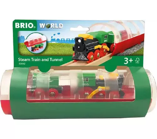 TRAIN VAPEUR TUNNEL - BRIO